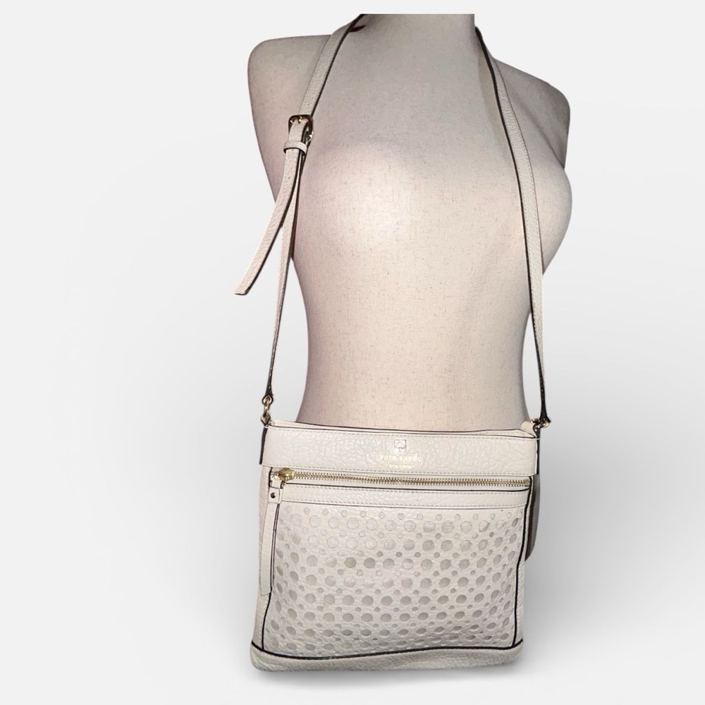♠️EUC Kate Spade Perry Lane Bubbles Reidy leather crossbody bag